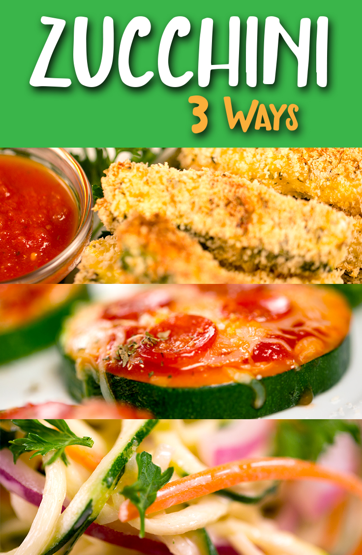 3 Zucchini recipes 