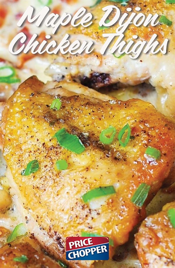 Maple Dijon Chicken Thighs
