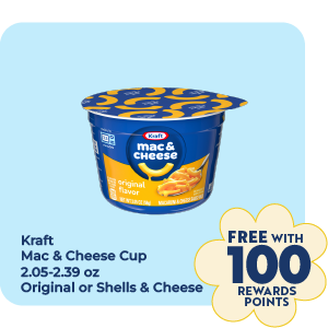 Kraft Mac N Cheese Cup 2.05-2.39oz Original or Shells & Cheese