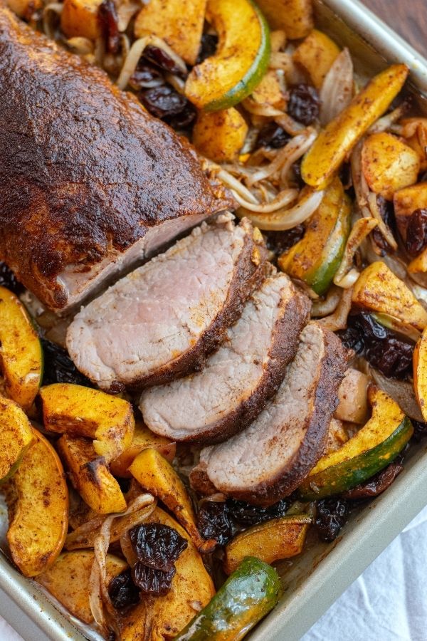 Sheet Pan Pork Tenderloin & Apples Sheet Pan Pork Tenderloin & Apples