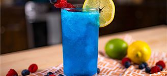 Blue Raspberry Lemonade Slushy