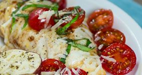One Pan Chicken Bruschetta