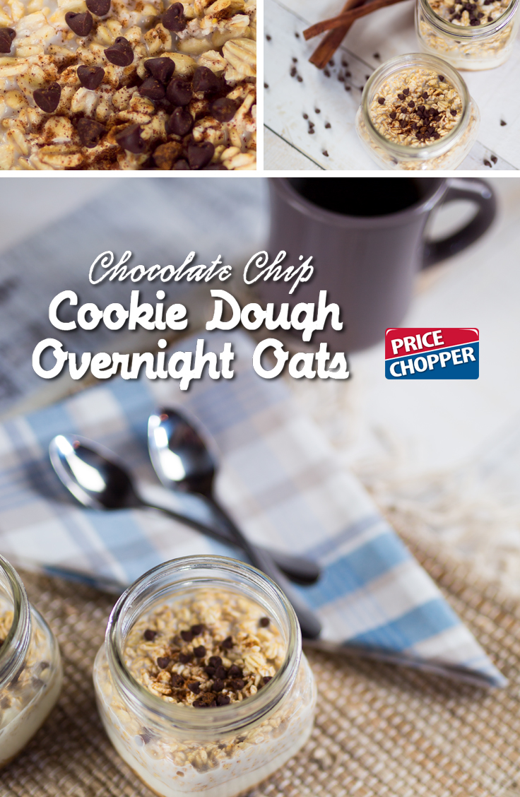 Chocolate Chip Cookie Dough Overnight Oats
