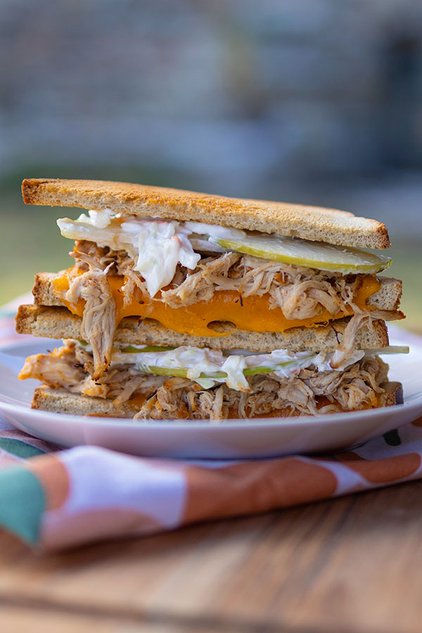 Slow Cooker Apple Cider Pulled Pork Grilled Cheese Slow Cooker Apple Cider Pulled Pork Grilled Cheese