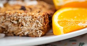 Orange Almond Granola Bars