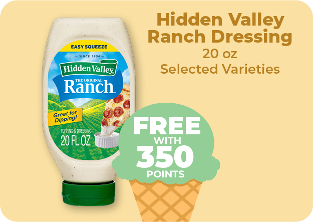 Hidden Valley Ranch Dressing 20oz, Selected Varieties