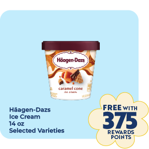Haagen Dazs 14oz, Selected Varieties