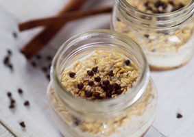 Chocolate Chip Cookie Dough Overnight Oats 