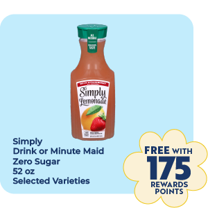 Simply Drinks or Minute Maid Zero Sugar 52oz, Selected Varieties