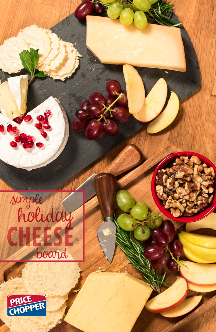 Simple Holiday Cheese Board