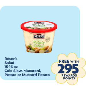 Reser's Salads 15-16oz, Cole Slaw, Macaroni, Potato or Mustard Potato