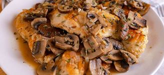 Chicken with Lemon Herb Mushroom Sauce