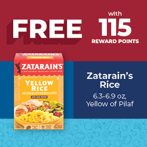 Zatarain’s Rice 6.3-6.9 oz, Yellow of Pilaf
