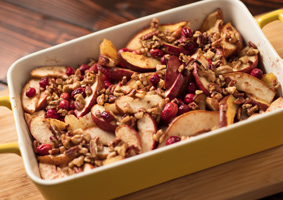 Spiced Hot Fruit Bake 