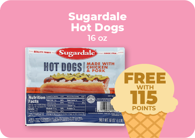 Sugardale Hot Dogs 16oz