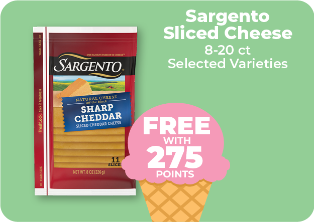 Sargento Sliced Cheese 8-20ct, Selected Varieties