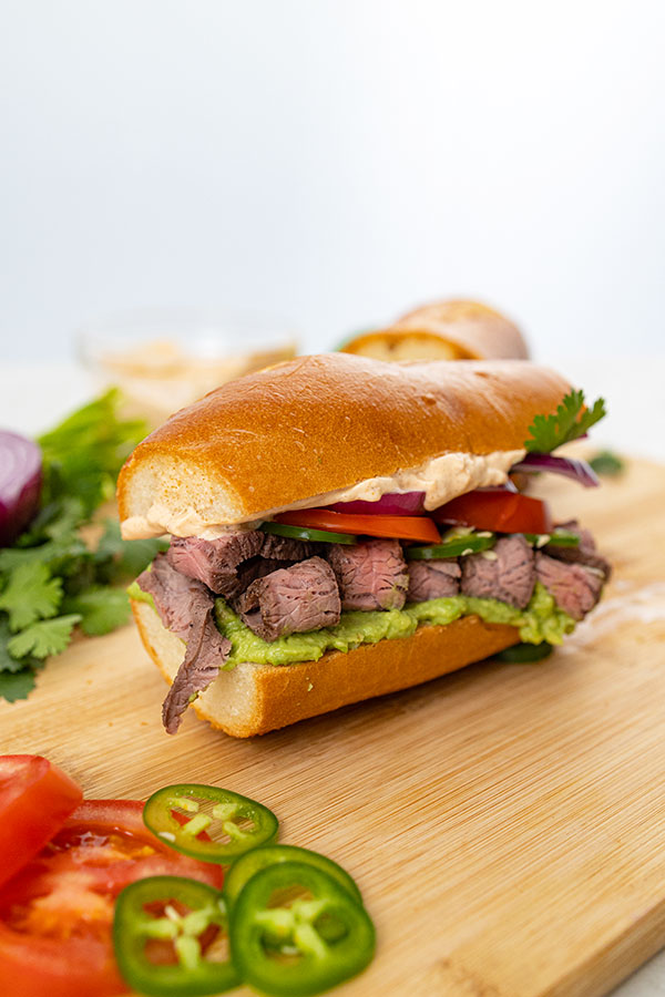 Grilled Mexican Steak Torta Grilled Mexican Steak Torta