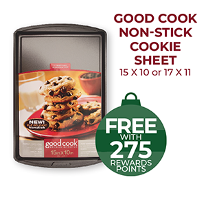 Good Cook Non-Stick Cookie Sheet, 15 X 10 or 17 X 11