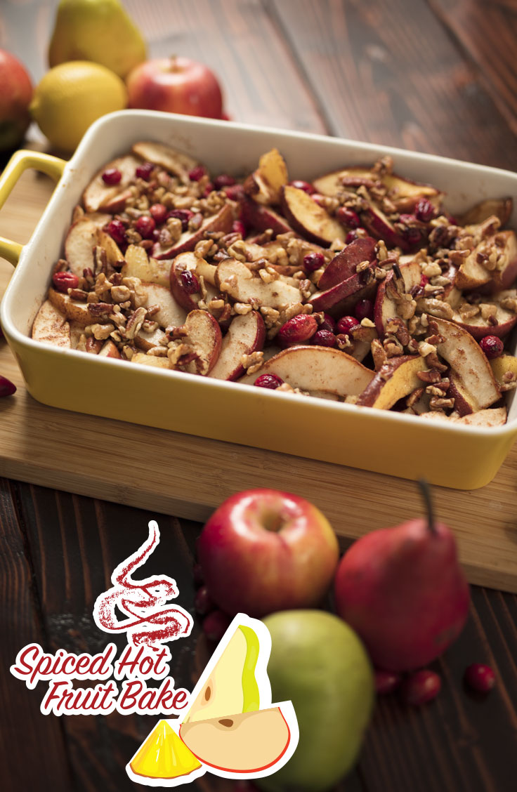 Spiced Hot Fruit Bake Spiced Hot Fruit Bake