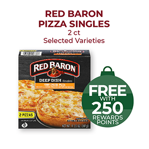 Red Baron Pizza Singles 2ct, Selected Varieties